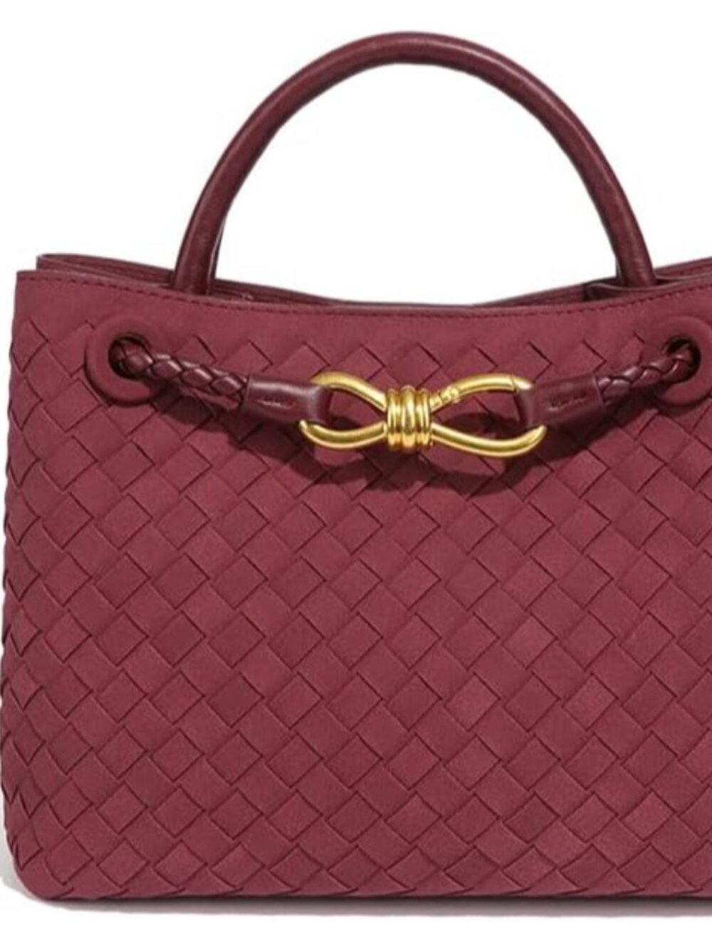 Woven Tote Bag for Women Leather Shoulder Handbag Designer Top Handle Purses